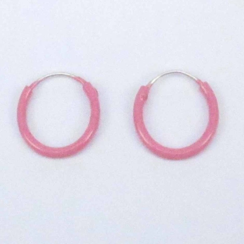 Ea Hoop 1.2X10mm. Rose color