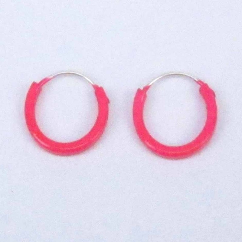 Ea Hoop flat 1.2X10mm. Fuccia color