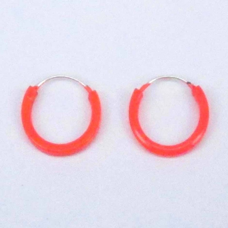 Ea Hoop flat 1.2X10mm. Orange color