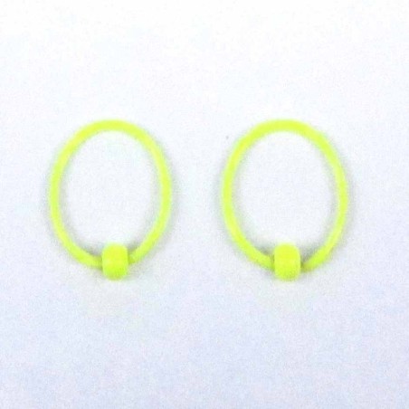 Ea Hoop Ball 8mm. Yellow color