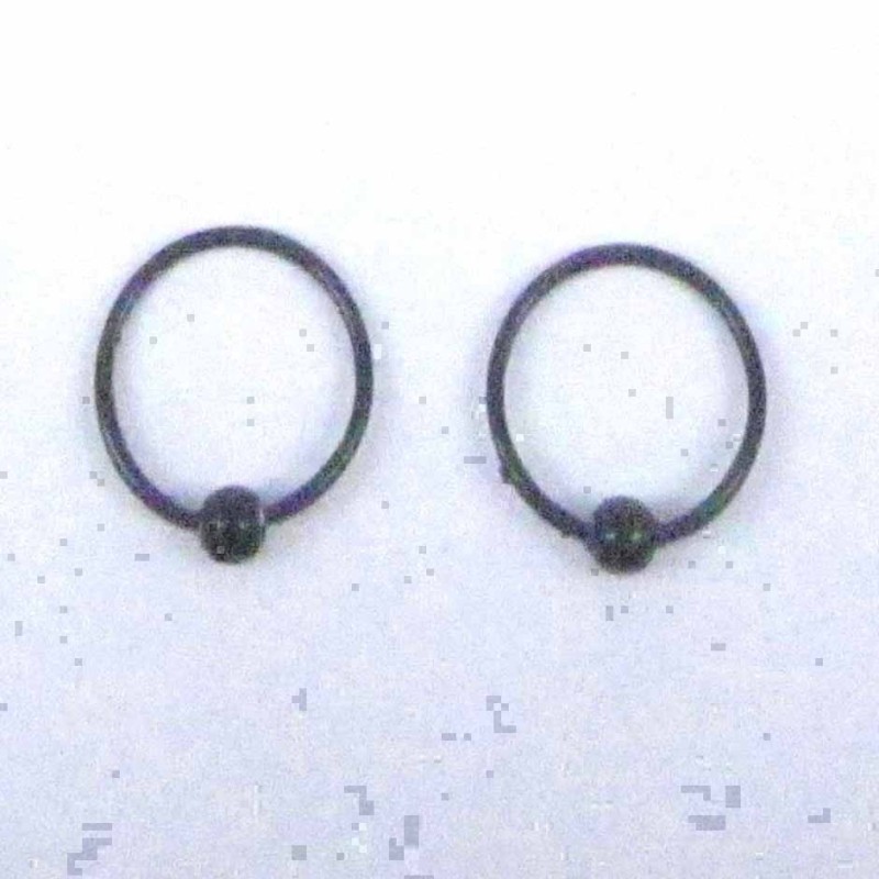 Ea Hoop Ball 10mm. Black color