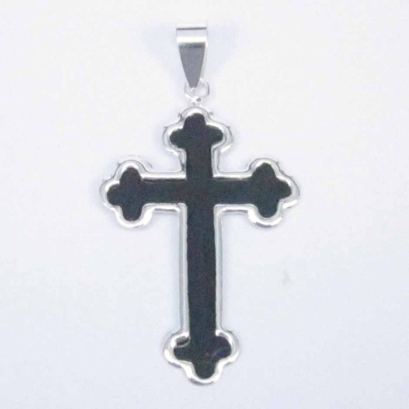 Pend. cross with black Color