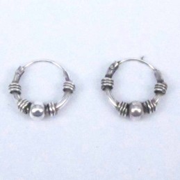 Ea Hoop 1.2X10mm. Bali style