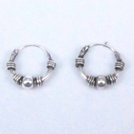 Ea Hoop 1.2X10mm. Bali style