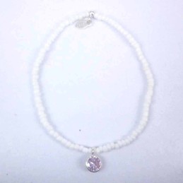 Bracelet ball 3-4mm.Crystal...